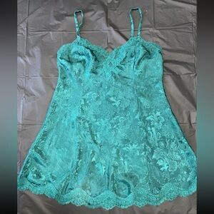 Victoria's Secret Teal Lace Lingerie